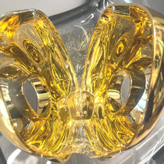 Golden Evening bag Purses and handbag luxury Designer shoulder bags funny shape Party Wedding Acrylic Shiny Clutch purse