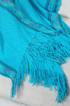 Hooded tassel cloak sweater shawl women's coat