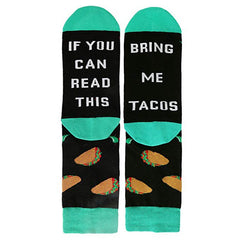 IF YOU CAN READ THIS Autumn And Winter Socks Mid Tube Socks Letter Pattern Midfield Socks