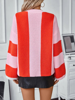 Knitted sweater autumn and winter new casual loose pullover sweater for women