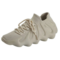Lace Up Round Toe Mesh Athletic