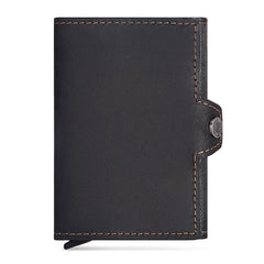 Leather Men's Card Holder Card Case European and American Leather Coin Purse Card Holder