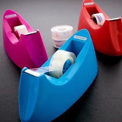 1" Core Heavy Duty Desktop Tape Dispenser w/ Tape Refill - 1Pc
