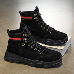 Men's autumn winter retro fashion high-top shoes Martin boots work boots motorcycle boots labor protection shoes