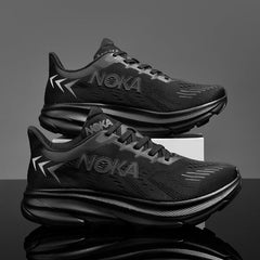 Men's fashion shoes breathable mesh thick-soled running shoes marathon outdoor running shoes