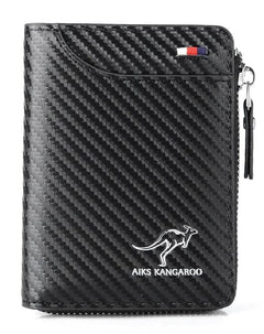 Men's  Protected PU Leather Wallet Vintage Short Purse