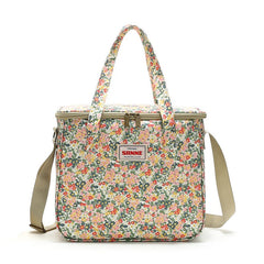 New Broken Flower Insulation Bag Large Capacity Student Lunch Box Bag Portable Aluminum Foil Ice Bag Outdoor Picnic Bag