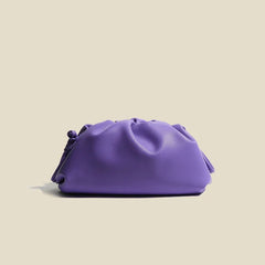 New Fashion Solid Color Headbag For Women Soft Leather Shoulder Crossbody Bag Female Travel Casual Bags