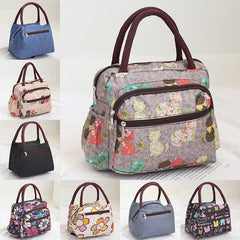 New Oxford Cloth Portable Bag Portable Folding Portable Lunch Box Bag Lunch Bag Thermal Insulation Bag Picnic Bag