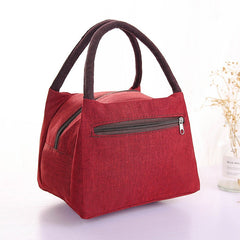 New Oxford Cloth Portable Bag Portable Folding Portable Lunch Box Bag Lunch Bag Thermal Insulation Bag Picnic Bag