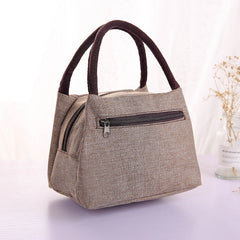 New Oxford Cloth Portable Bag Portable Folding Portable Lunch Box Bag Lunch Bag Thermal Insulation Bag Picnic Bag