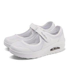 Outdoor large-size mesh shoes rocking shoes women's shoes air cushion mesh shoes sneakers foot covers