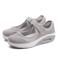 Outdoor large-size mesh shoes rocking shoes women's shoes air cushion mesh shoes sneakers foot covers