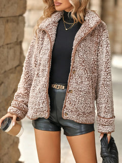 Pocketed Button Up Jacket
