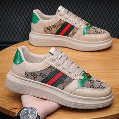 Popular casual shoes summer breathable canvas shoes McQueen shoes trendy men's shoes