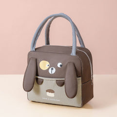Portable Insulated Thermal Picnic Food Lunch Bag Box Cartoon Tote Food Fresh Cooler Bags Pouch