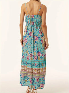 Printed Scoop Neck Dress