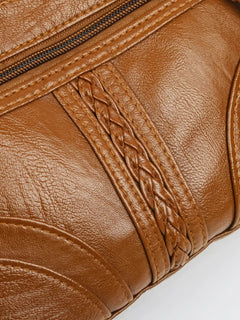 PU Leather Adjustable Strap Shoulder Bag