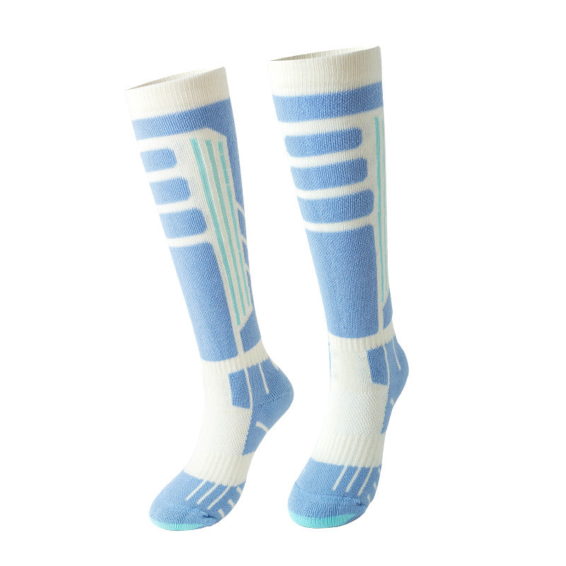 Sport's House women's outdoor thick looped warm Merino wool ski socks
