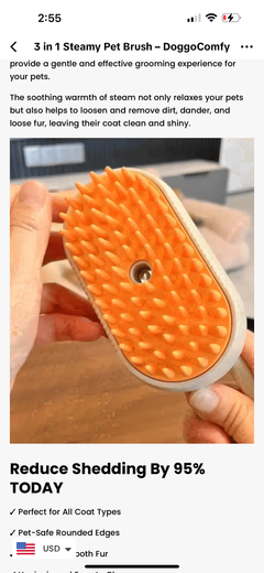 Steamy Hair Brush