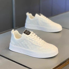 Summer men's new breathable white shoes men's trendy and versatile thick soled sports shoes casual shoes board shoes trendy shoes