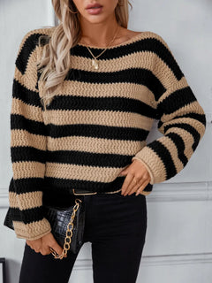 Sweater women's autumn and winter new casual loose women's knitted sweater