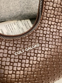 Texture PU Leather Shoulder Bag