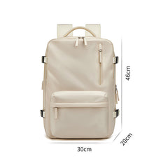 Waterproof 18 Inch Laptop Backpacks School Bags with usb Dily Life Vintage Unisex Leather Student Backpack for Men