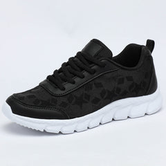 White shoes breathable lightweight casual sports women's shoes soft soled running shoes