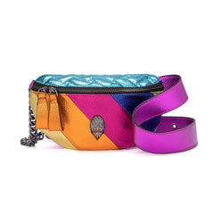 Women's bag colorful chain single shoulder bag crossbody bag eagle head chest bag